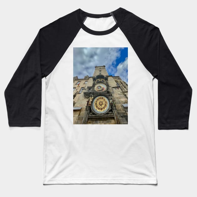 Astronomical clock Baseball T-Shirt by Kroz